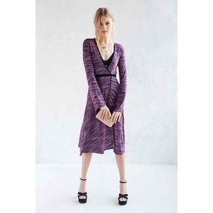 Urban Outfitters Purple Wrap Dress